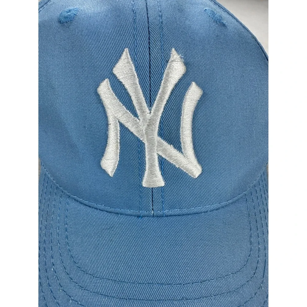Twins Enterprise New York Yankees Kids Hat Light Blue Adjustable Baseball Cap